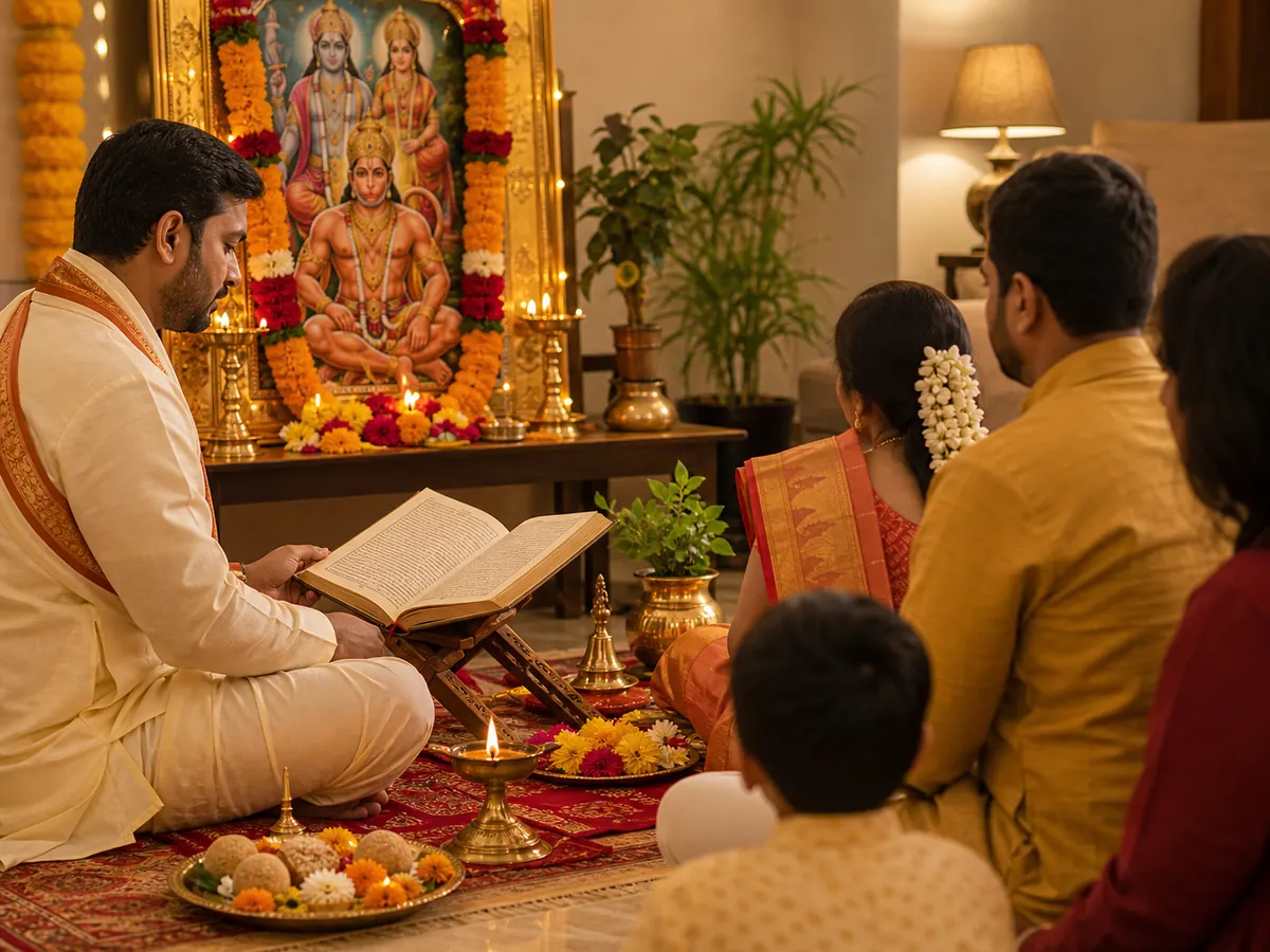 Annaprashan Puja Bangalore - Baby rice feeding ceremony photos